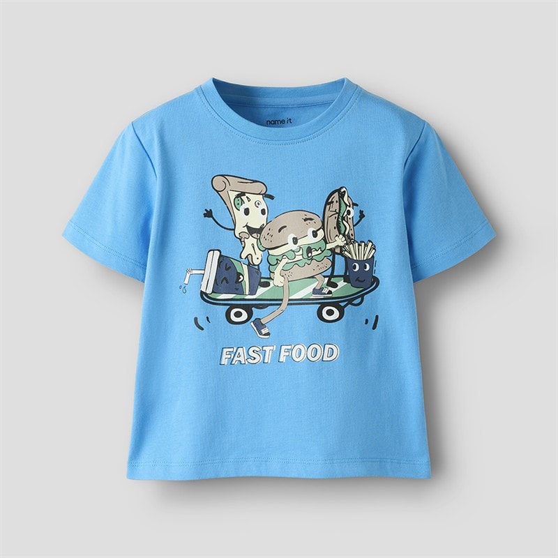 Name It Boys Dellan T-Shirt Azure Blue