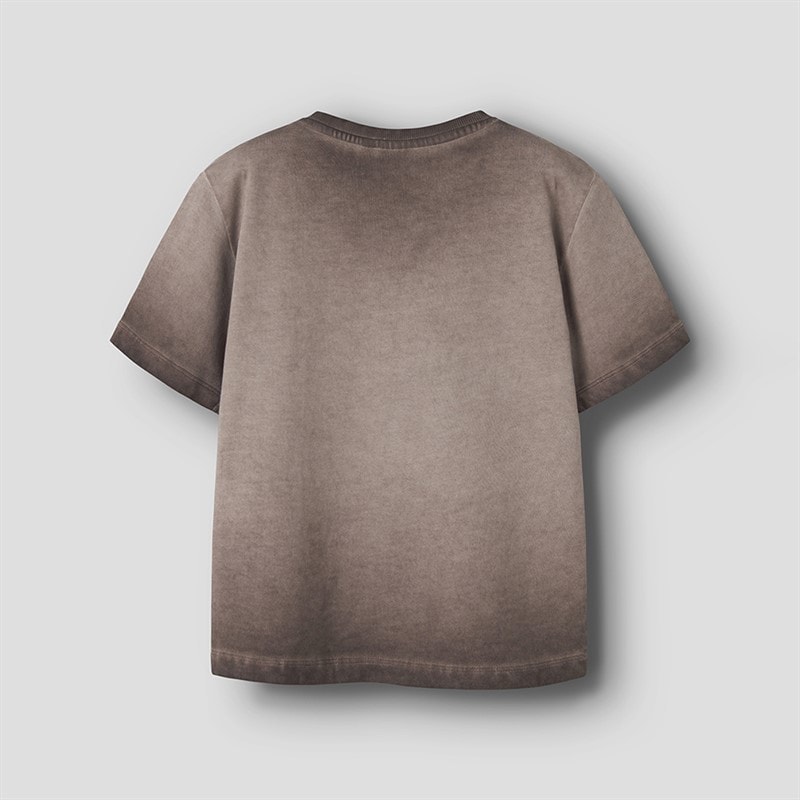 Boys Hopin T-Shirt Chestnut - Image 2