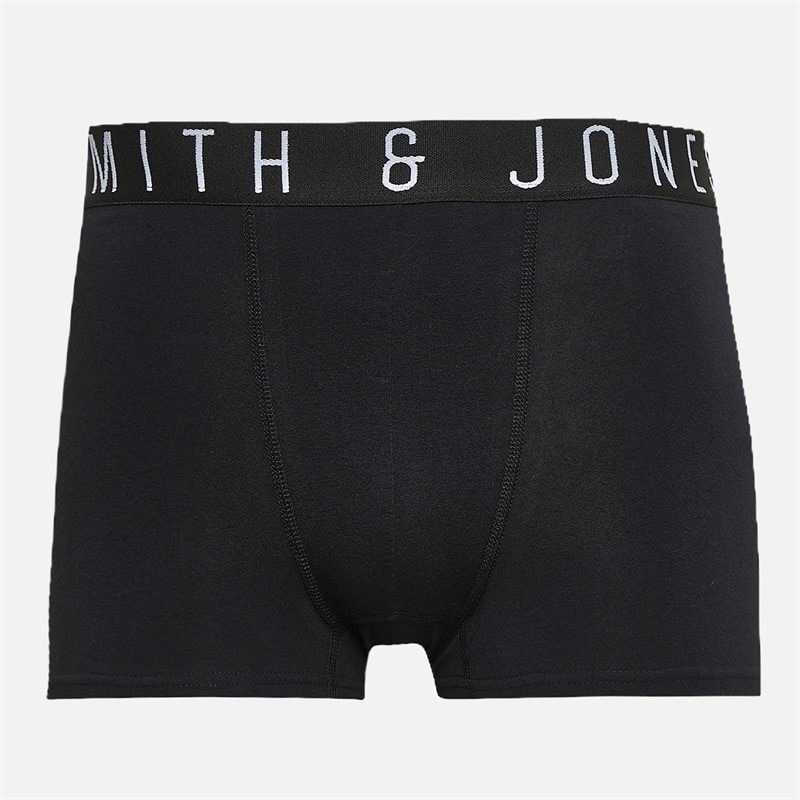 Mens Slash Three Pack Boxer Shorts Black - Image 2
