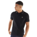 Mens Henflare Polo Shirt Black