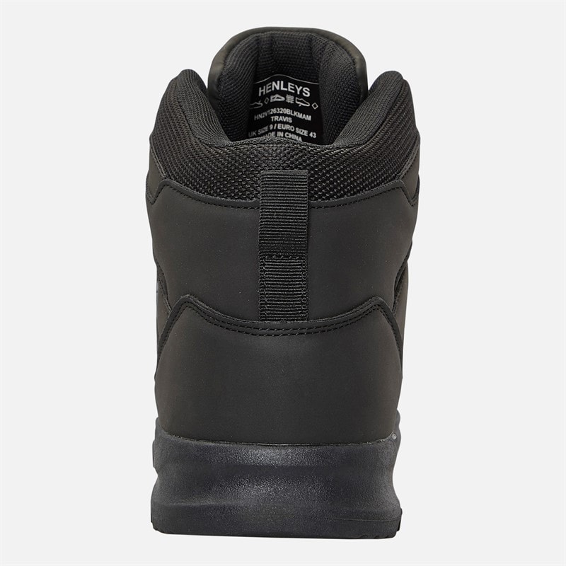 Mens Travis Boots Black - Image 3
