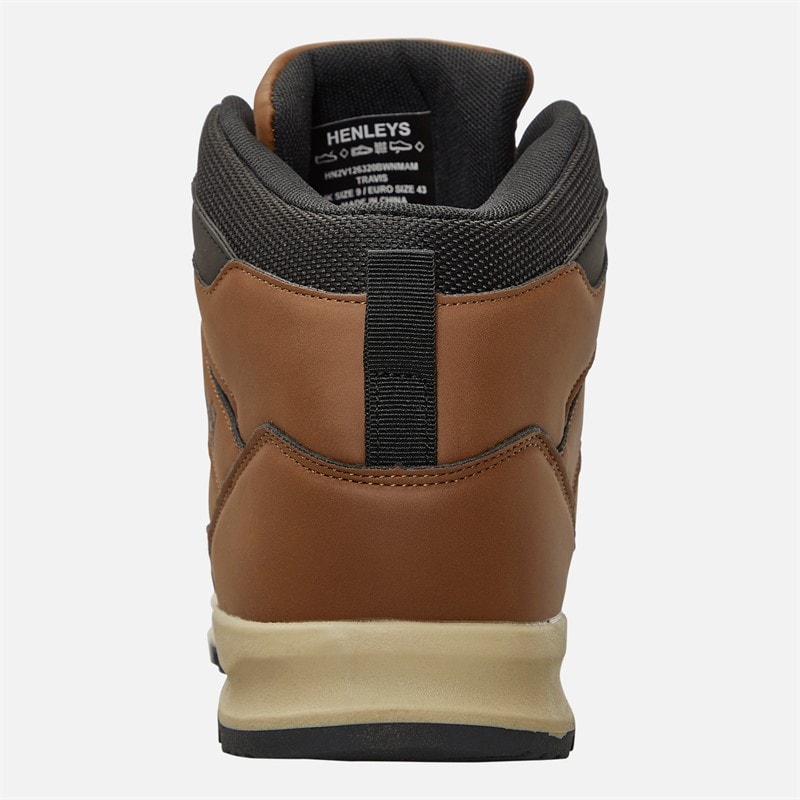 Mens Travis Boots Dark Tan - Image 3