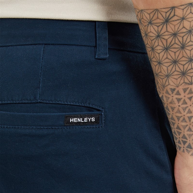 Mens Visit Chinos Blue - Image 3