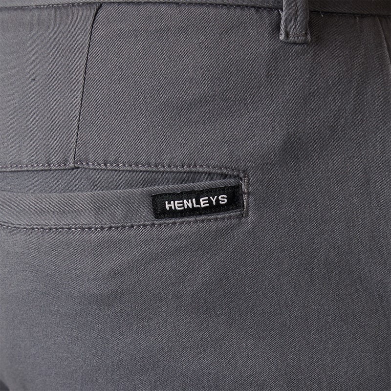 Mens Visit Chinos Grey - Image 3