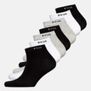 Mens FCUK Seven Pack Trainer Socks Multi