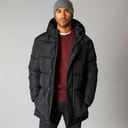 Mens Parka Row Black