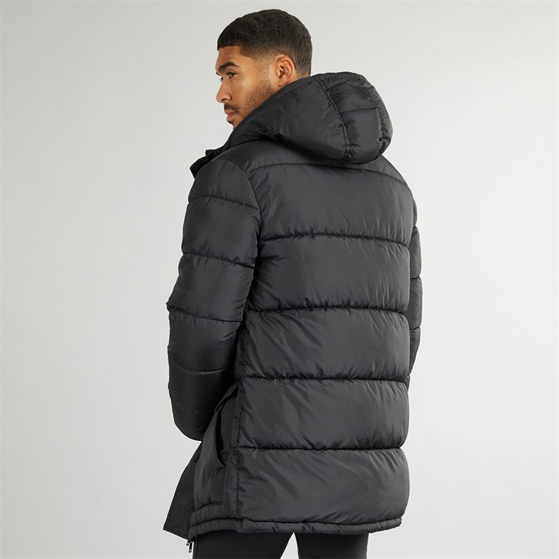 French Connection Mens Parka Row Black - Image 3