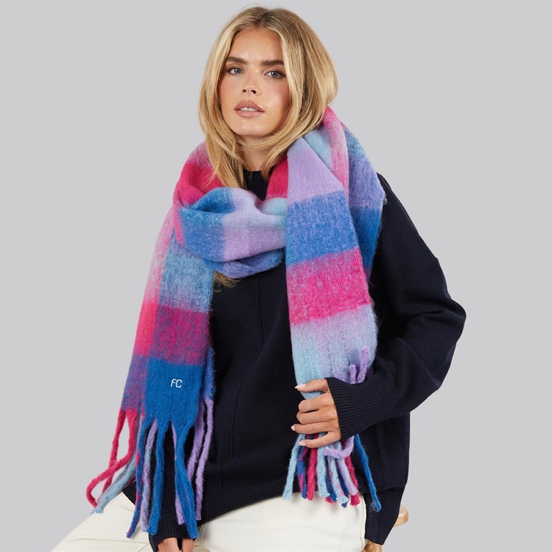 Womens Scarf Multi/Winter White - Image 1