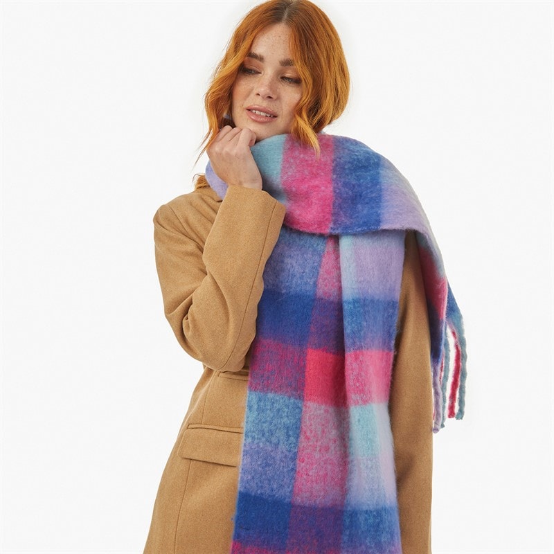 Womens Scarf Multi/Winter White - Image 3