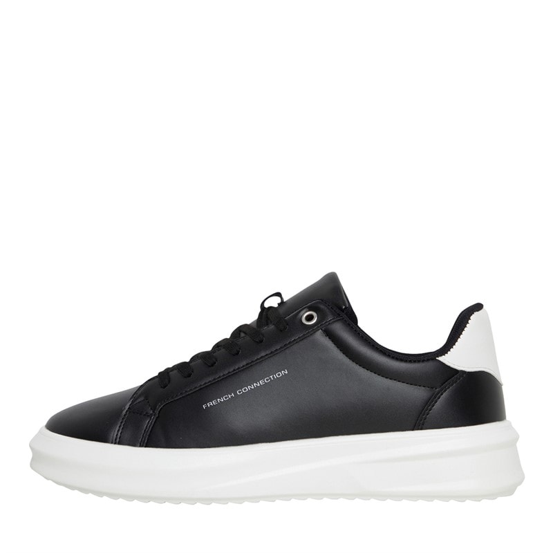 Mens Hybrid Low Top Trainers Black/White - Image 1