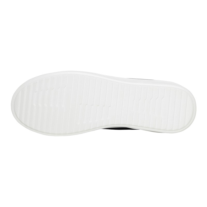 Mens Hybrid Low Top Trainers Black/White - Image 2