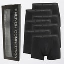 Mens FC Seven Pack Boxer Trunks FC1 Black