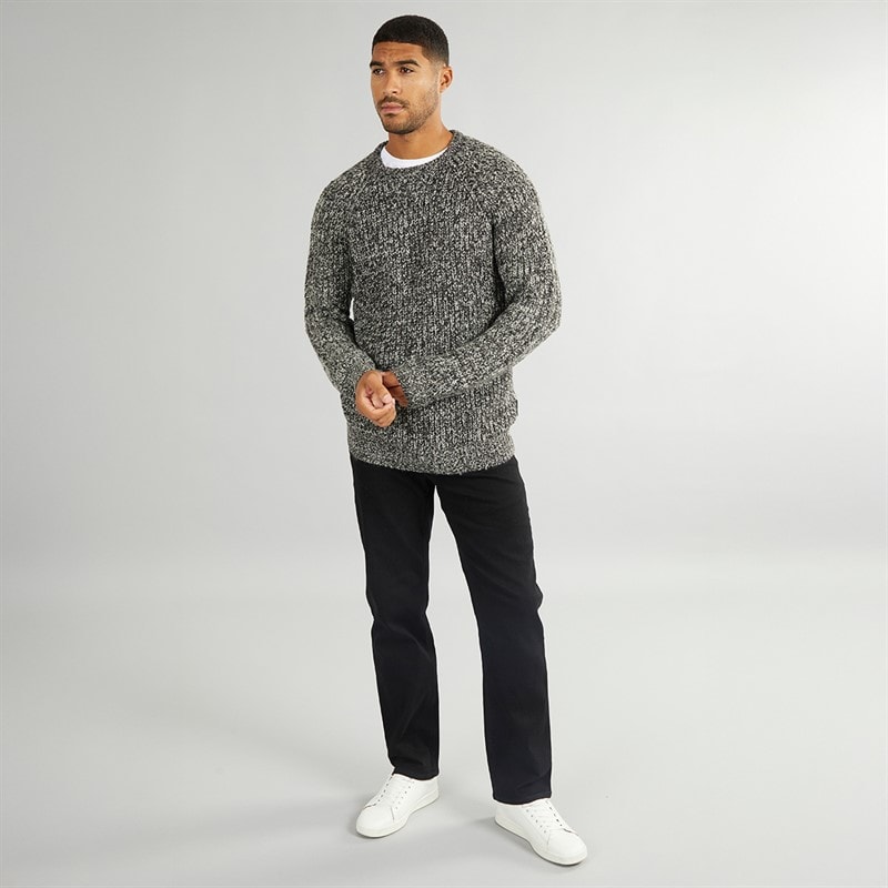 Mens Space Triple Twist Jumper Black/Barley - Image 3