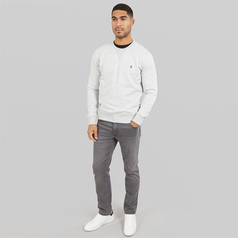 Mens FC Sweatshirt Light Grey Melange/Marine - Image 3
