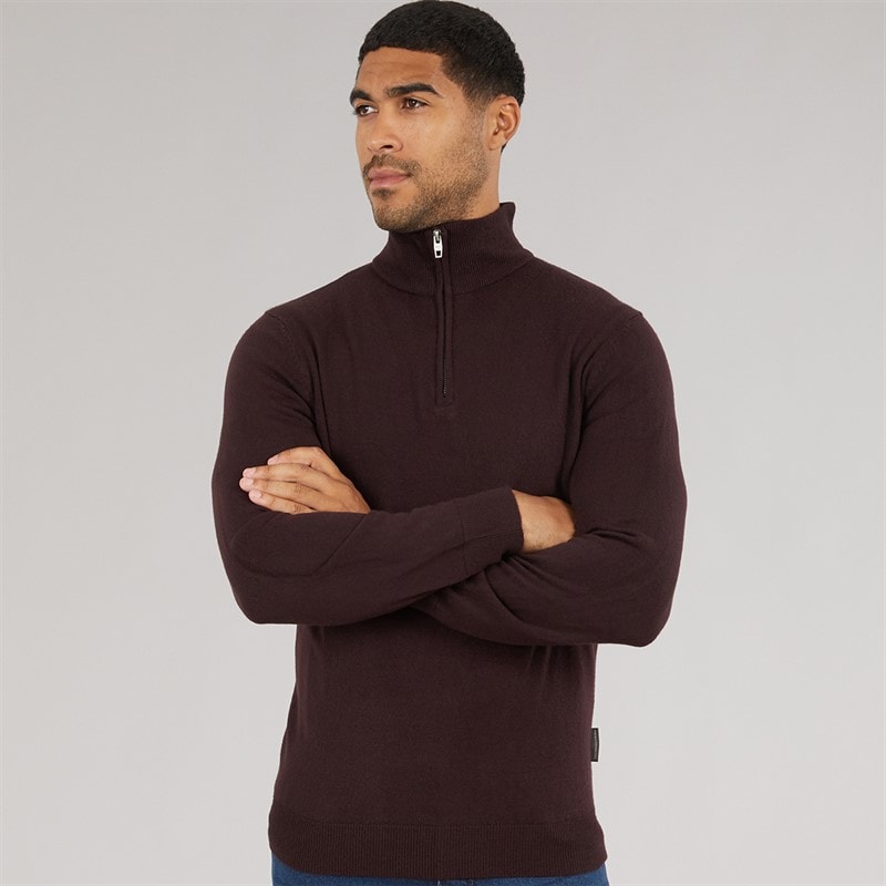 Mens Cash Half Zip Jumper Chateaux - Image 3