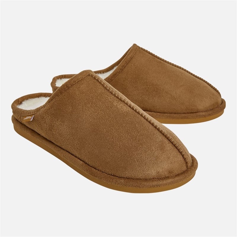 Mens Mule FC V3 Slippers Tan - Image 1