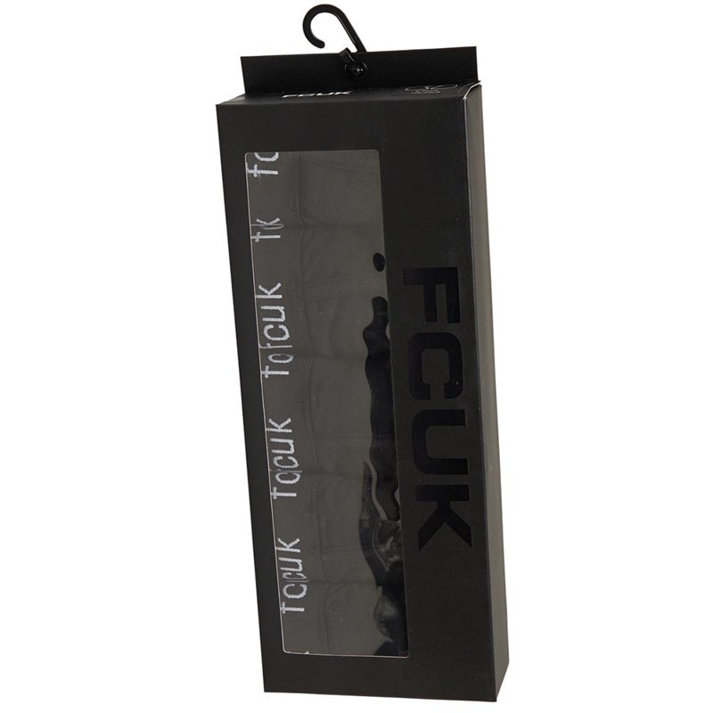 Mens FCUK Five Pack Boxers FCUK 2 Black - Image 2