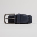 Mens Woven Elastic Belt Marine