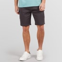 Mens Fleece Cargo Shorts Charcoal