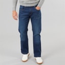 Mens Bootcut Denim Jeans Dark Wash