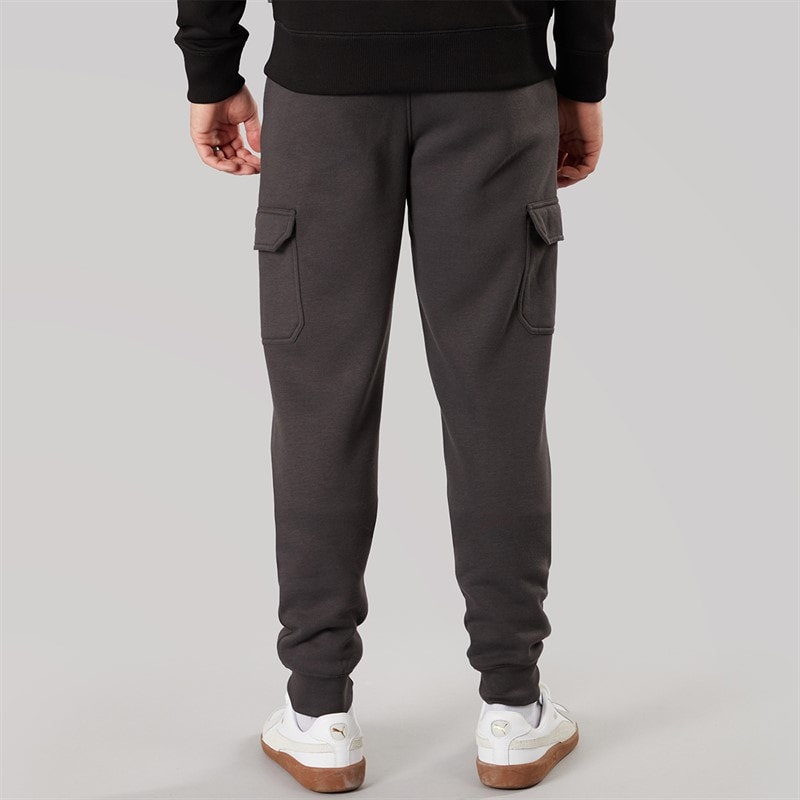 Mens Cargo Joggers Charcoal - Image 2