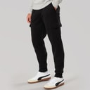 Mens Cargo Joggers Black