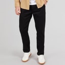 Mens Slim Fit Chino Trousers Black