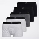 Mens Five Pack Boxers Black/Grey Pack