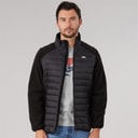 Mens Saunter Hybrid Padded Jacket Black