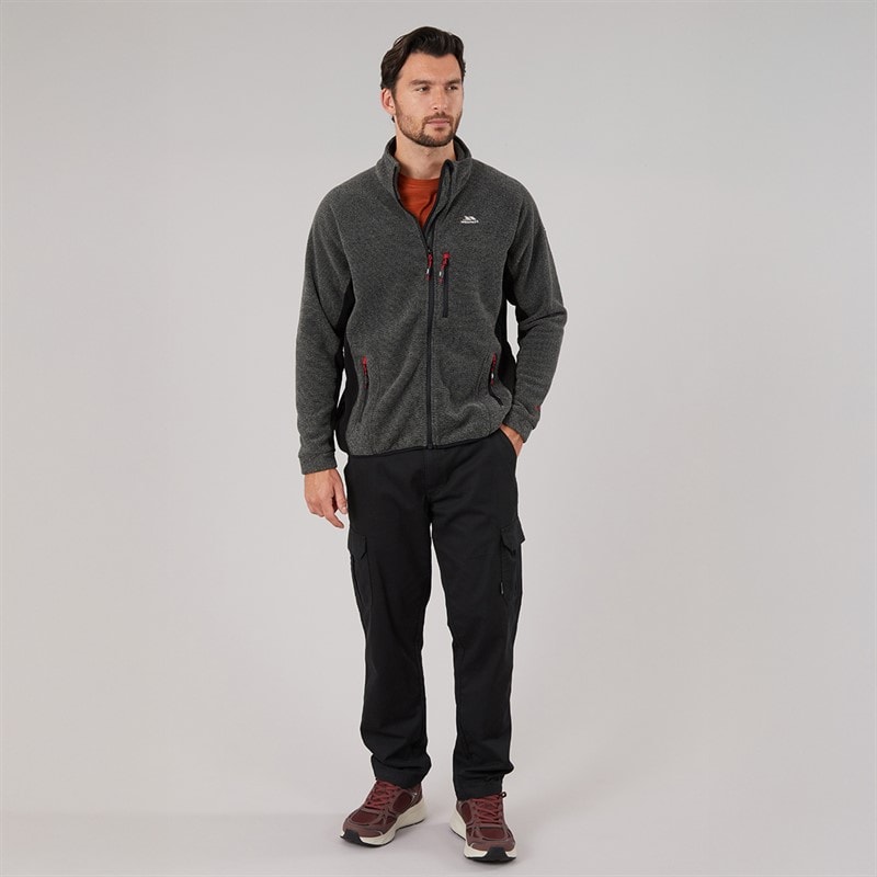Mens Jynx Fleece Jacket Black - Image 4