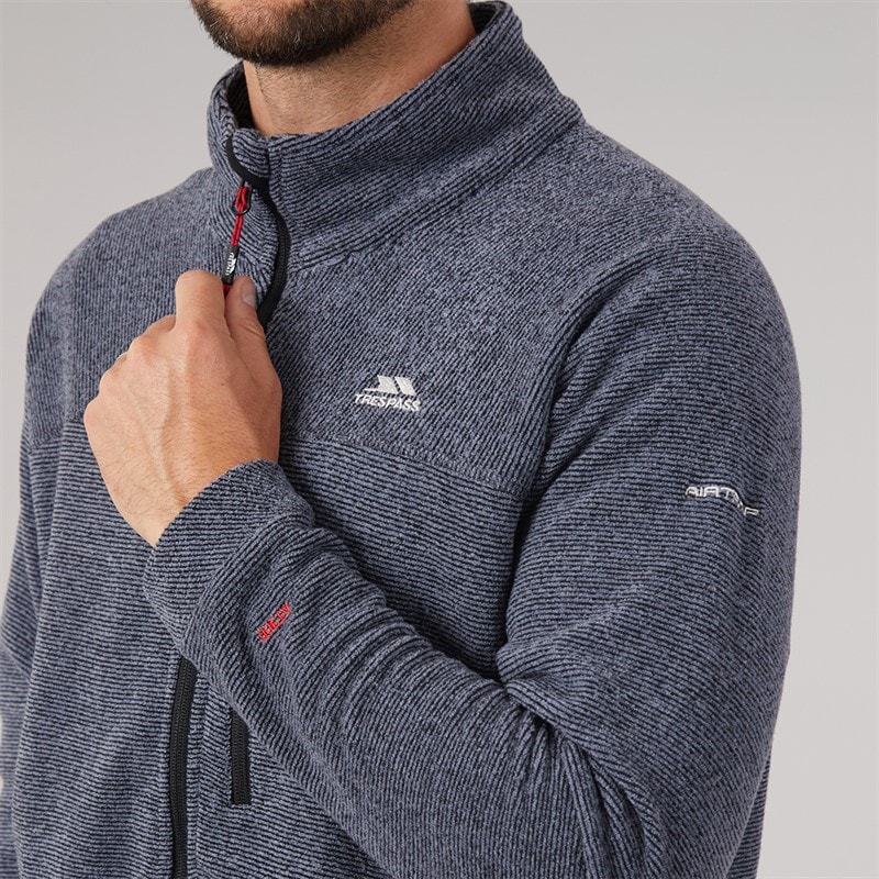 Mens Jynx Fleece Jacket Navy - Image 5