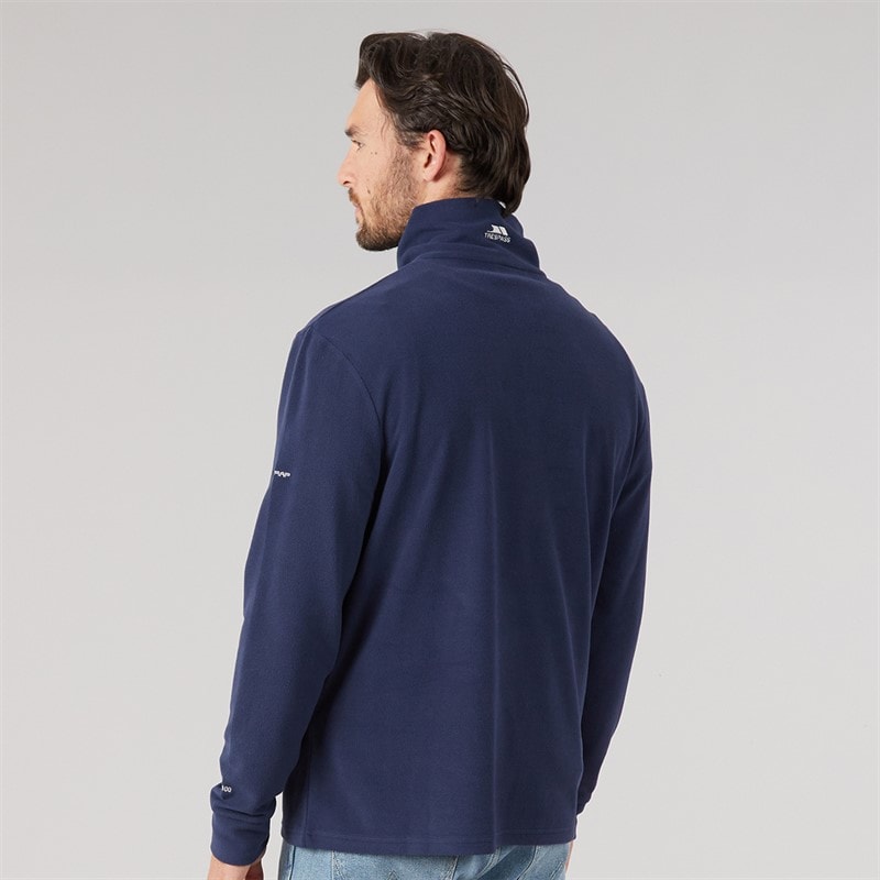 Mens Masonville 1/2 Zip Micro Fleece Navy - Image 2