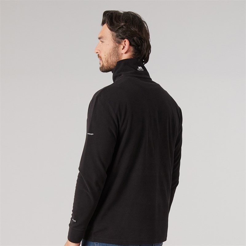 Mens Masonville 1/2 Zip Micro Fleece Black - Image 2