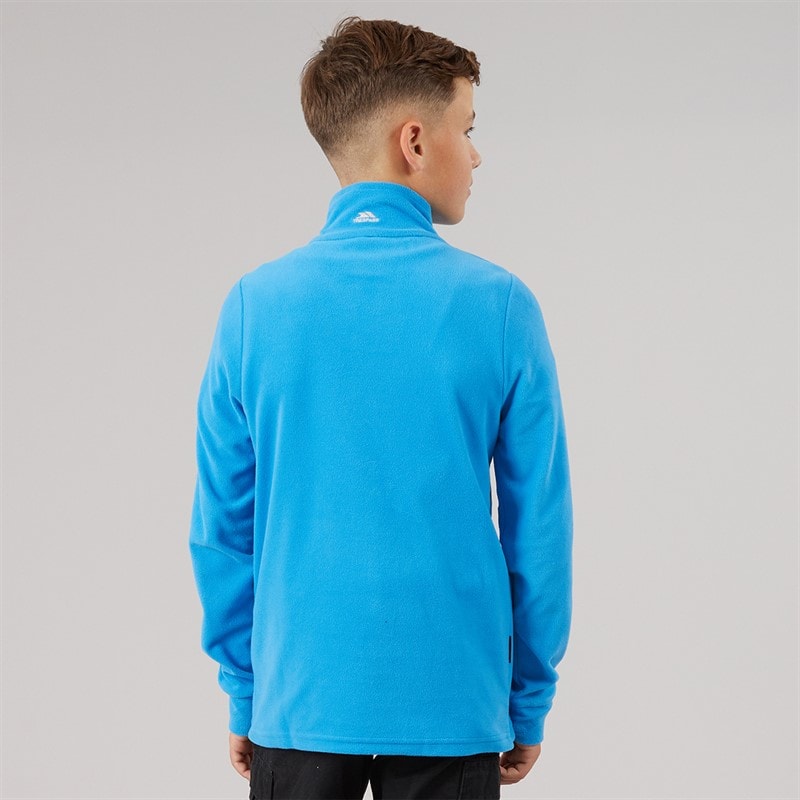 Junior Boys Masonville 1/2 Zip Micro Fleece Cobalt - Image 2