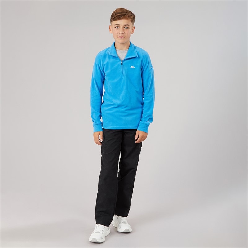 Junior Boys Masonville 1/2 Zip Micro Fleece Cobalt - Image 4