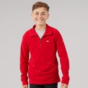 Junior Boys Masonville 1/2 Zip Micro Fleece Red