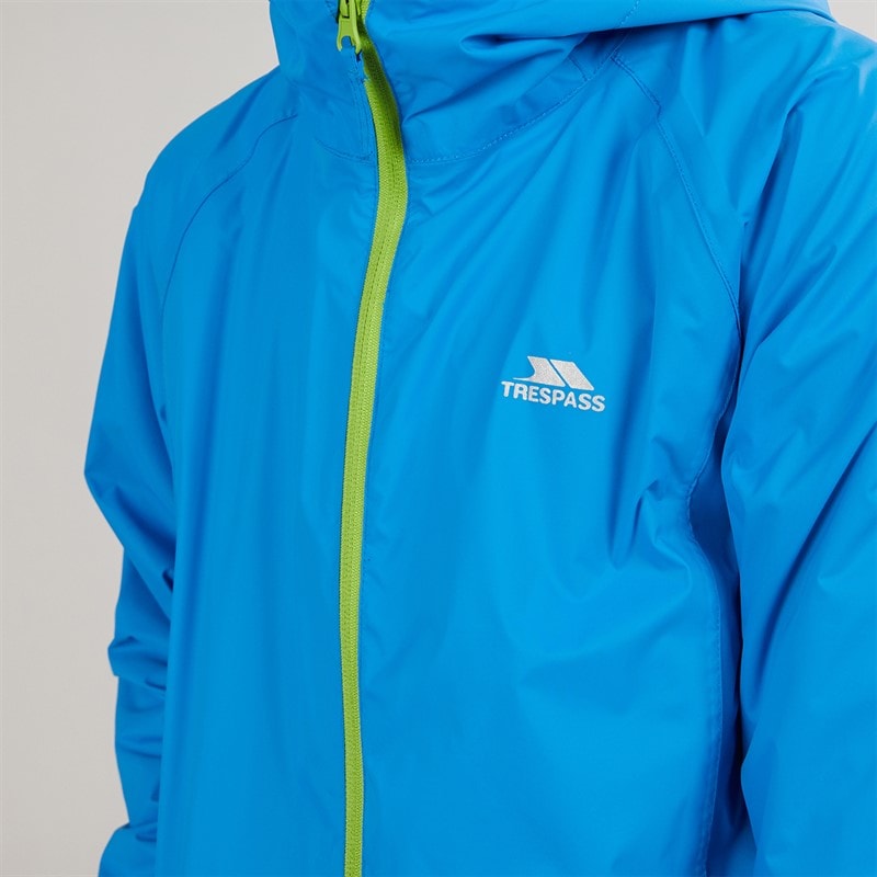Trespass Boys Qikpac Waterproof Jacket Cobalt - Image 5