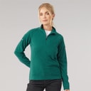 Womens Shiner 1/2 Zip Micro Fleece Teal