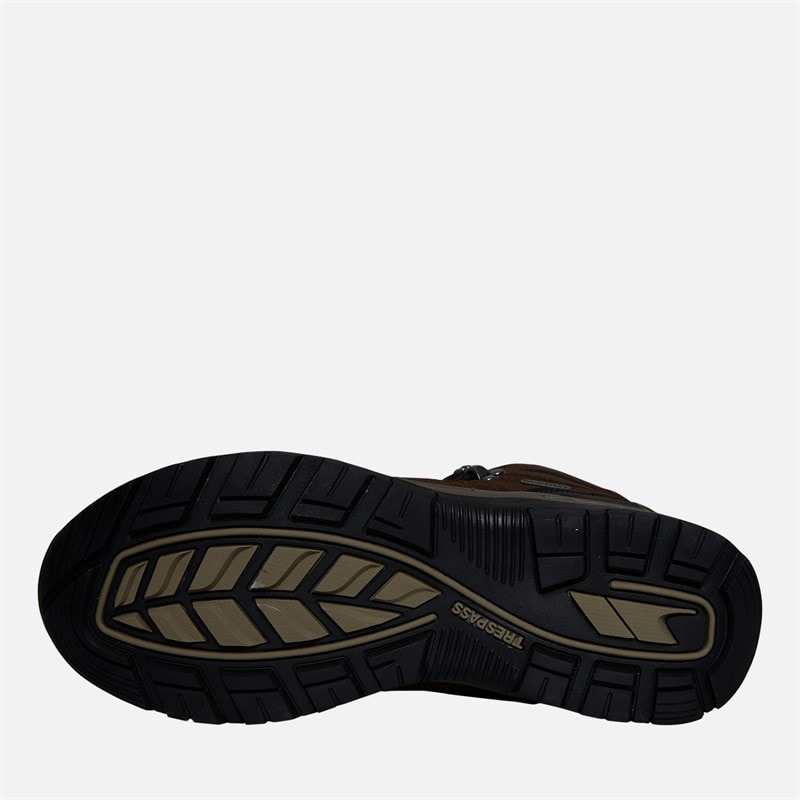 Mens Chavez Mid Waterproof Walking Boots Dark Brown - Image 2