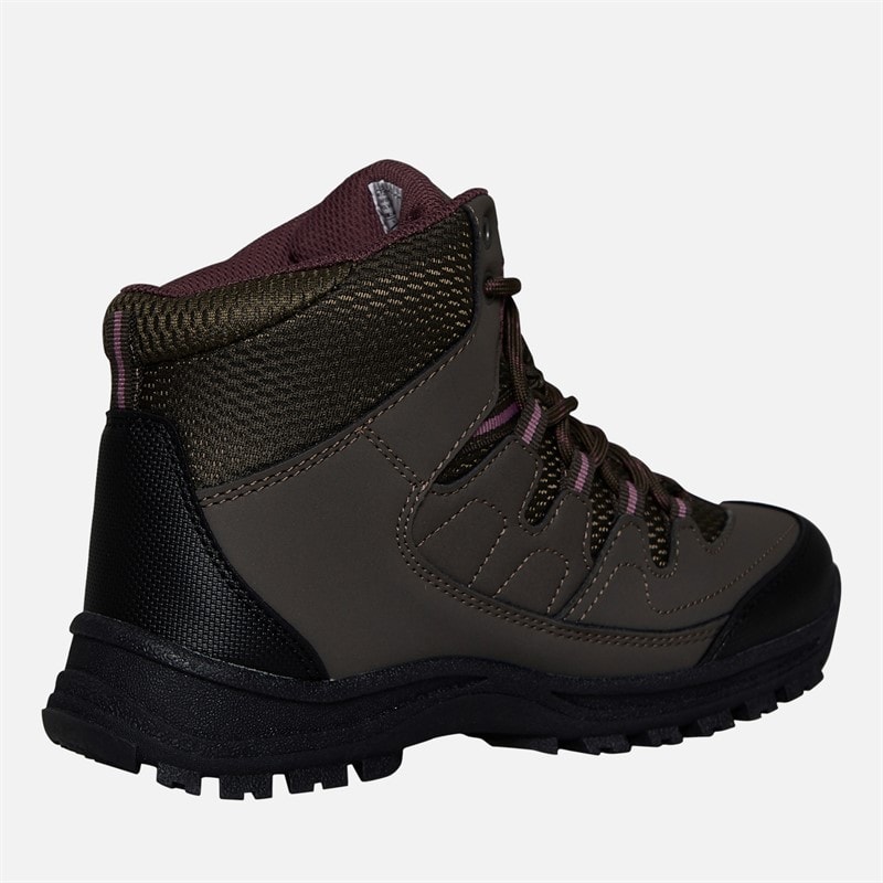 Womens Mitzi Waterproof Walking Boots Coffee/Mauve - Image 5