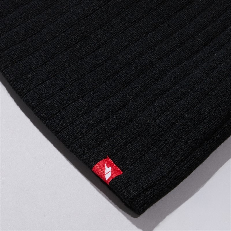 Trespass Mens Stagger Knitted Beanie Hat Black - Image 2