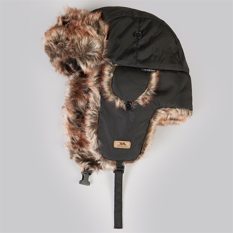 Trespass Dapper Trapper Hat Black