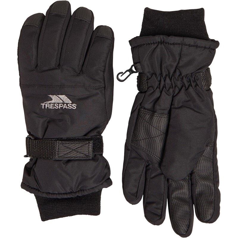 Trespass Junior Gohan 2 Padded Gloves Black - Image 1