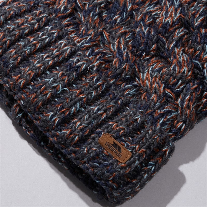 Trespass Sawyer Knitted Bobble Dark Grey - Image 2