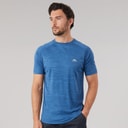 Mens Leecana Tech T-Shirt Navy Marl