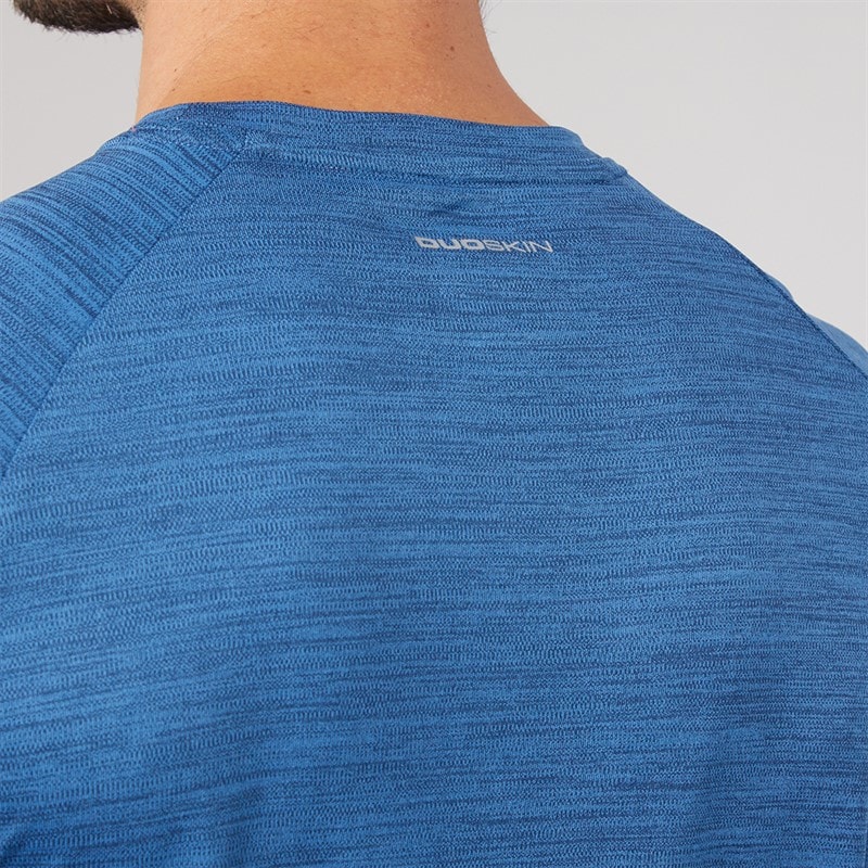 Mens Leecana Tech T-Shirt Navy Marl - Image 5