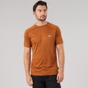 Mens Leecana Tech T-Shirt Burnt Orange Marl