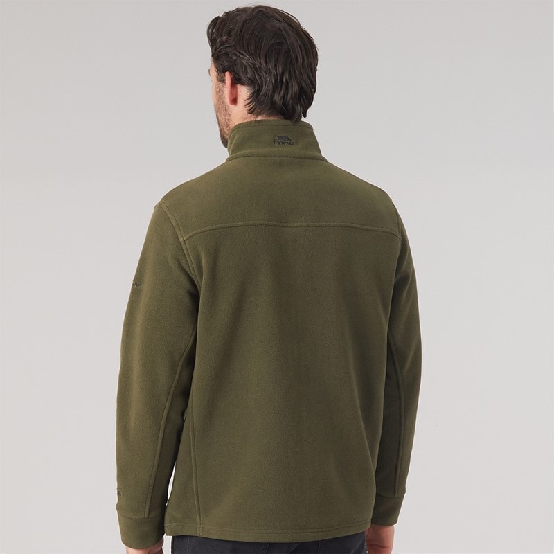 Mens Bernal Full Zip Fleece Jacket Dark Vine - Image 2