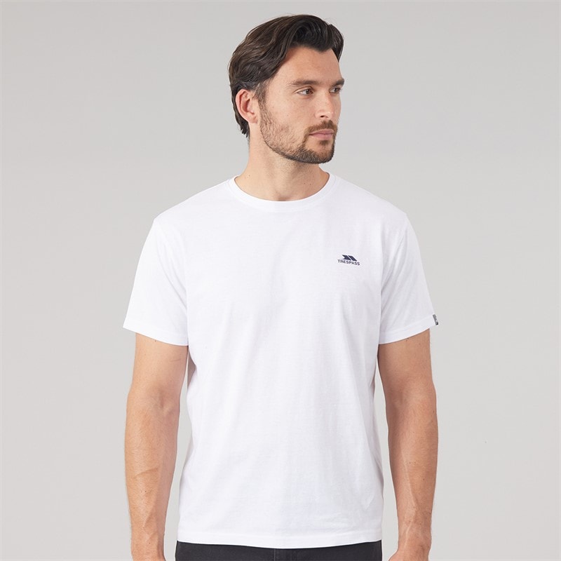 Mens Svensson Back Logo T-Shirt White - Image 2