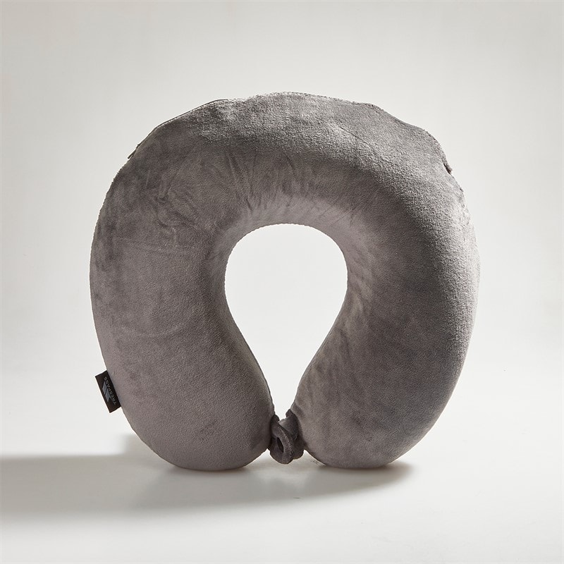Trespass Memow Memory Foam Travel Pillow Grey